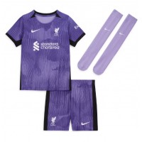Liverpool Thiago Alcantara #6 Tredje trøje Børn 2023-24 Kortærmet (+ Korte bukser)